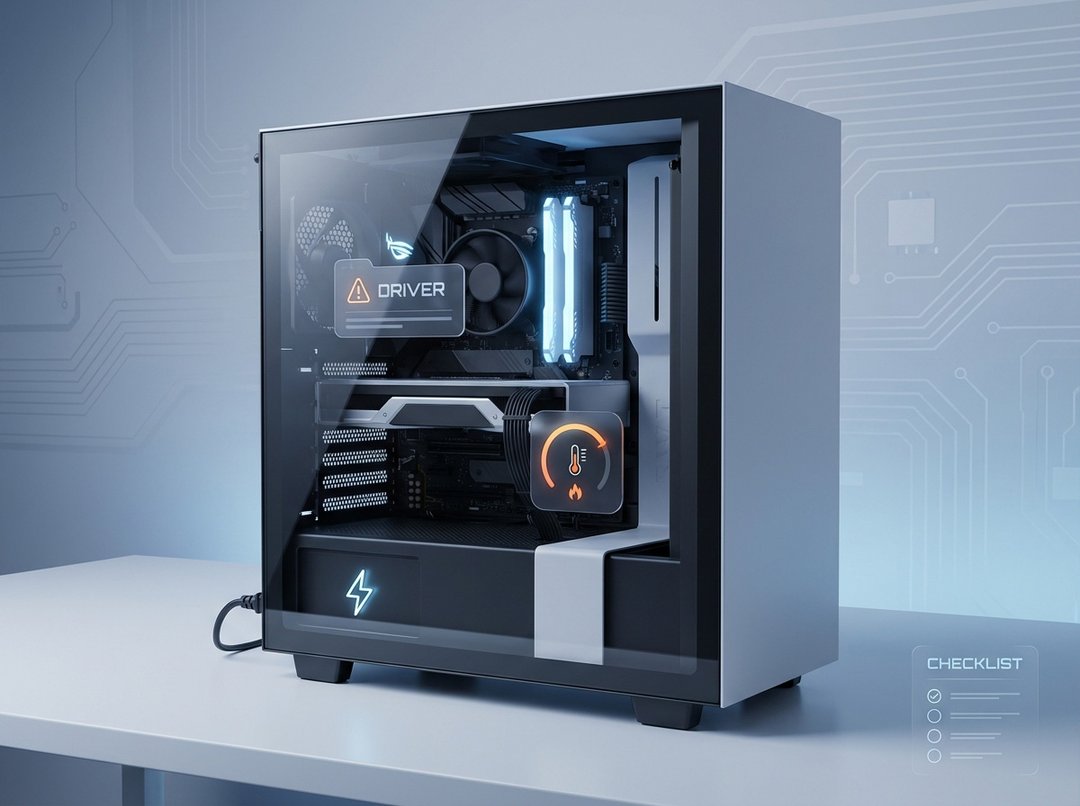 Fix Random PC Crashes: RAM, Drivers, Temps, PSU