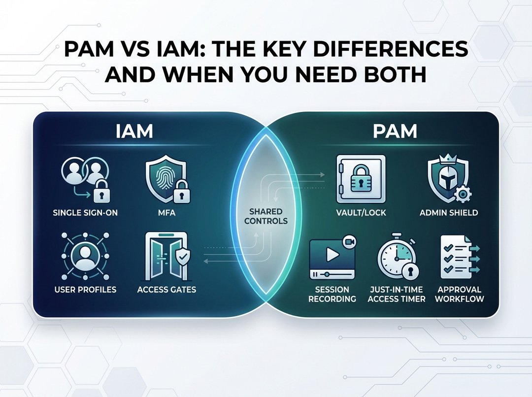 PAM vs IAM: Key Differences and When You Need Both