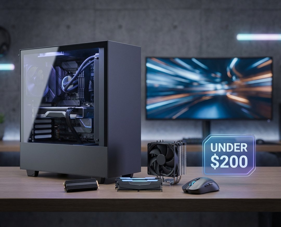 Best PC Gaming Upgrades Under $200: SSD, RAM, Monitor & More
