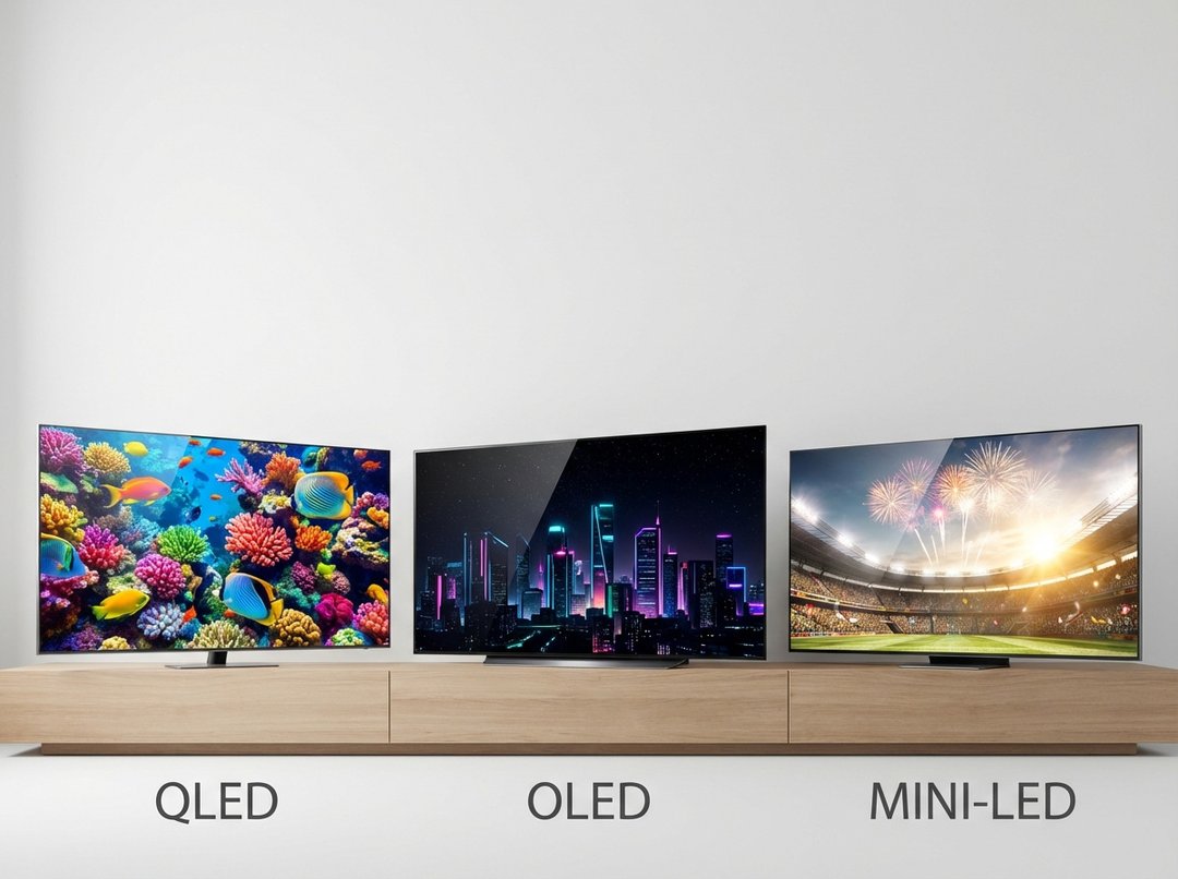 QLED vs OLED vs Mini-LED: Best TV Tech for Your Room