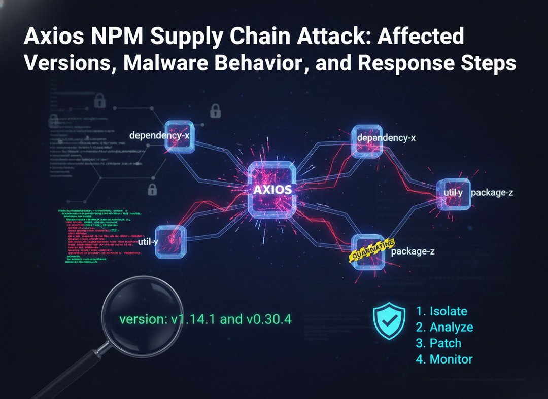 Axios NPM Supply Chain Attack Explained