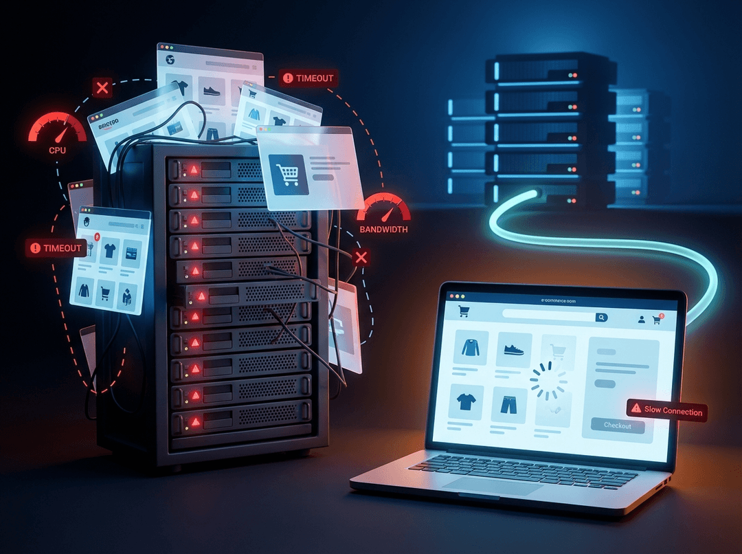 Why Shared Hosting Fails Ecommerce: 8 Critical Limitations