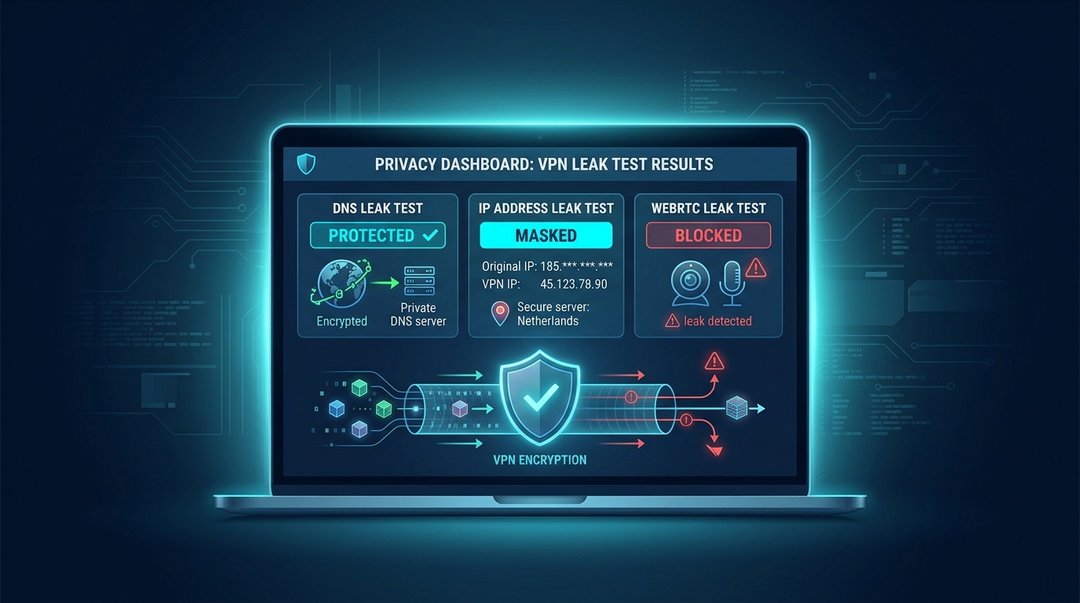 How to Check for VPN Leaks: DNS, IP, & WebRTC Guide