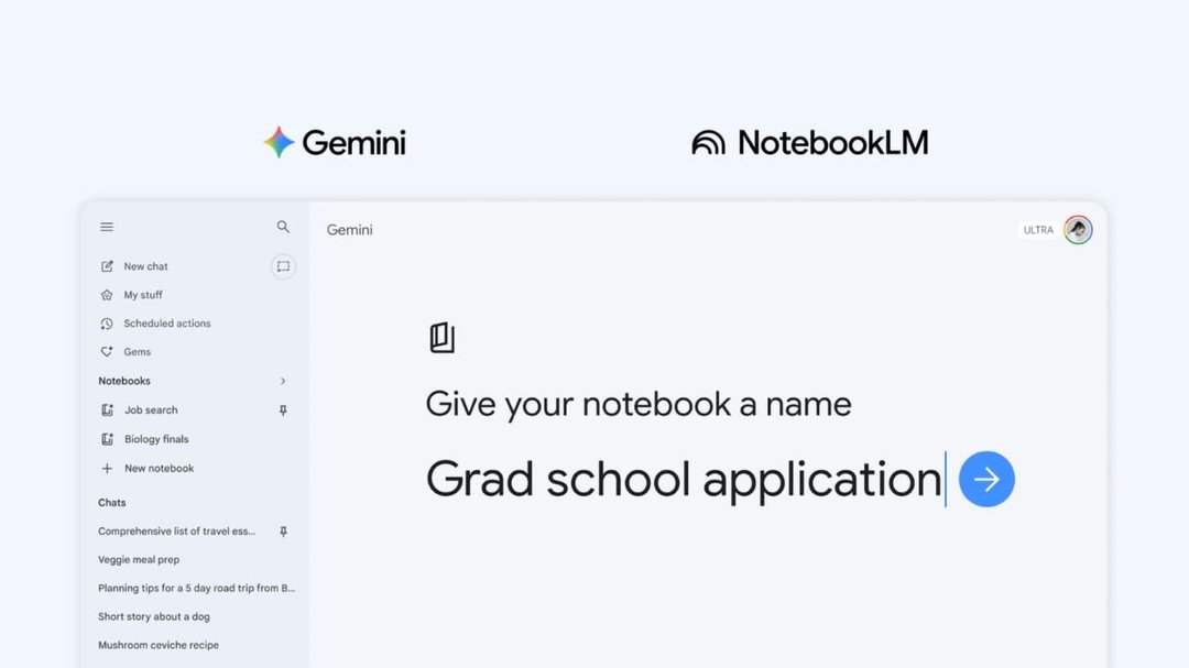 Google Opens Gemini Notebooks to All Users