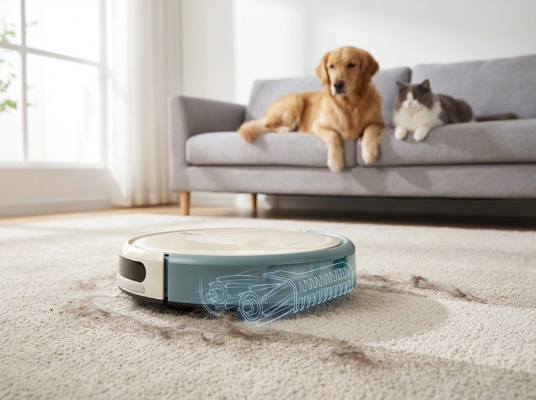 Best Robot Vacuums for Pet Hair on Carpet (No-Tangle Picks)