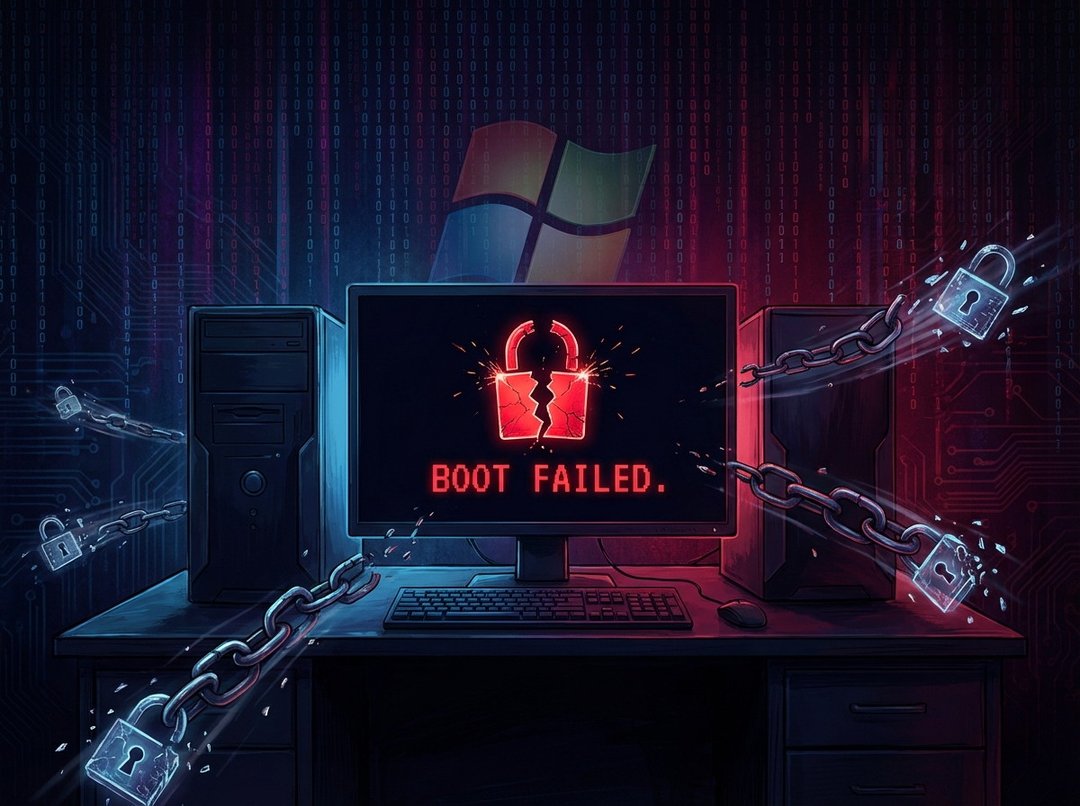 VeraCrypt Windows Boot Issues: Microsoft Account Block Explained