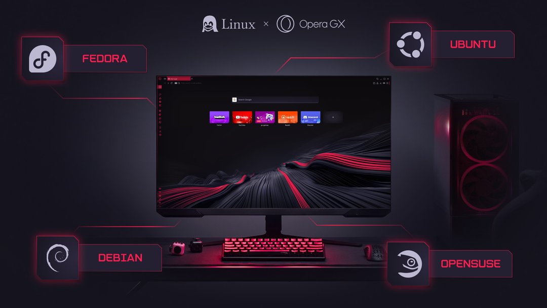 Opera GX Arrives on Linux: Gaming Browser, VPN & Ad Block