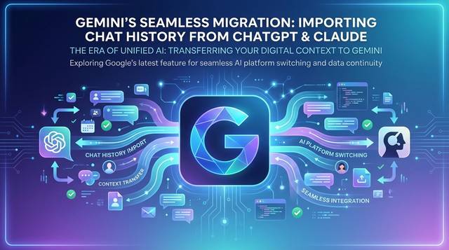 Google Gemini’s New Import Feature Transfers Chat History and Personal Context