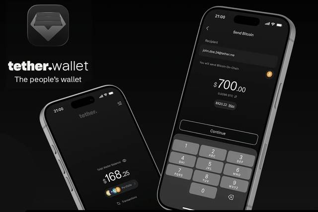 Tether Wallet Launches With Self-Custody for USDT and Bitcoin Payments