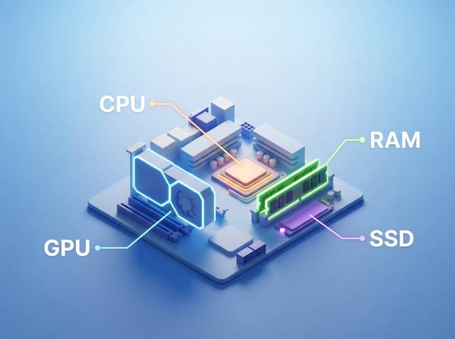 PC Specs Explained: CPU vs GPU vs RAM vs SSD