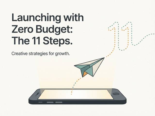 How to Launch Your Product With Zero Marketing Budget (11 Free Tactics)