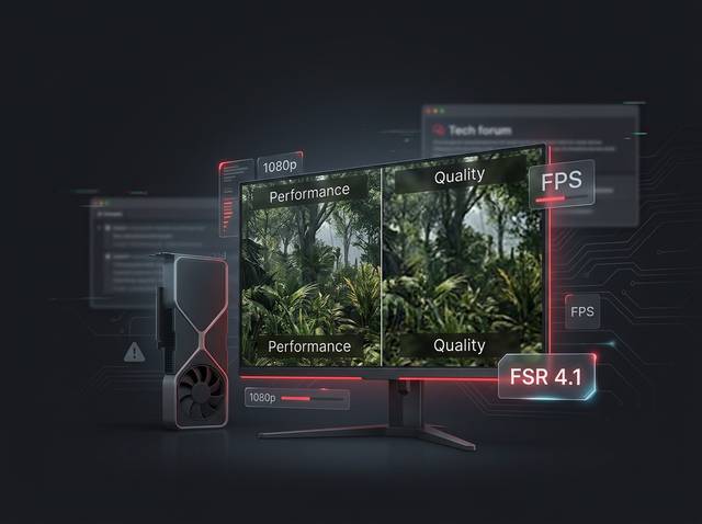 AMD FSR 4.1 Leak: Performance Mode Upscaling Shows Major Image-Quality Gains