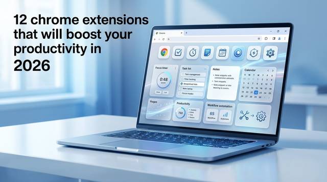 12 Chrome Extensions That Will Boost Your Productivity in 2026
