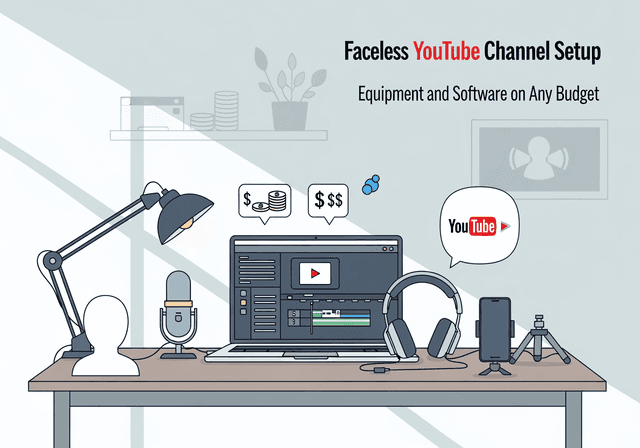 Faceless YouTube Channel Setup: Equipment & Software Guide