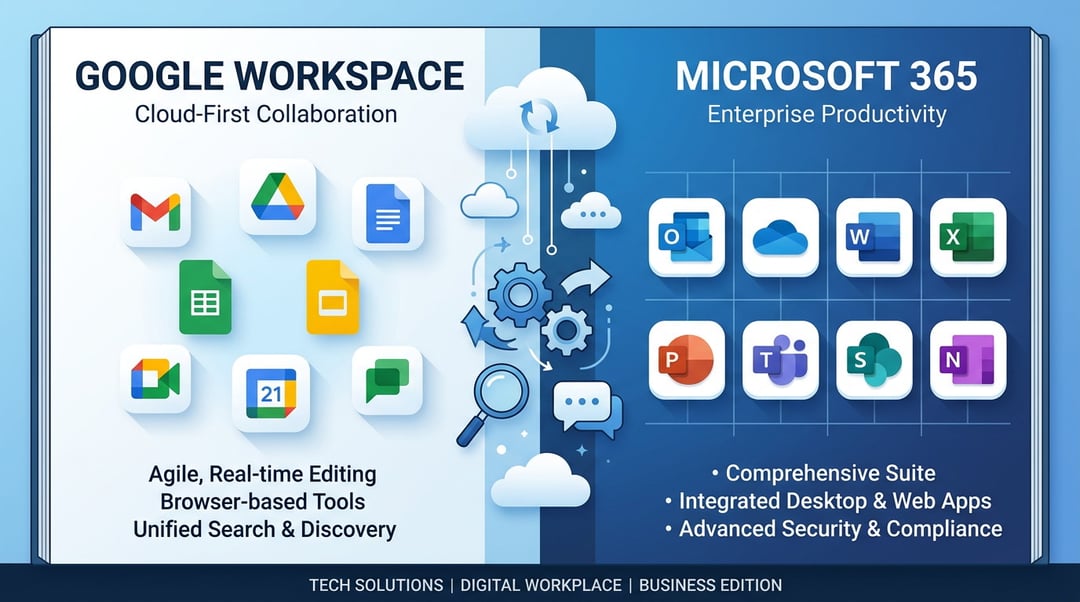 Google Workspace vs Microsoft 365: A Complete Comparison