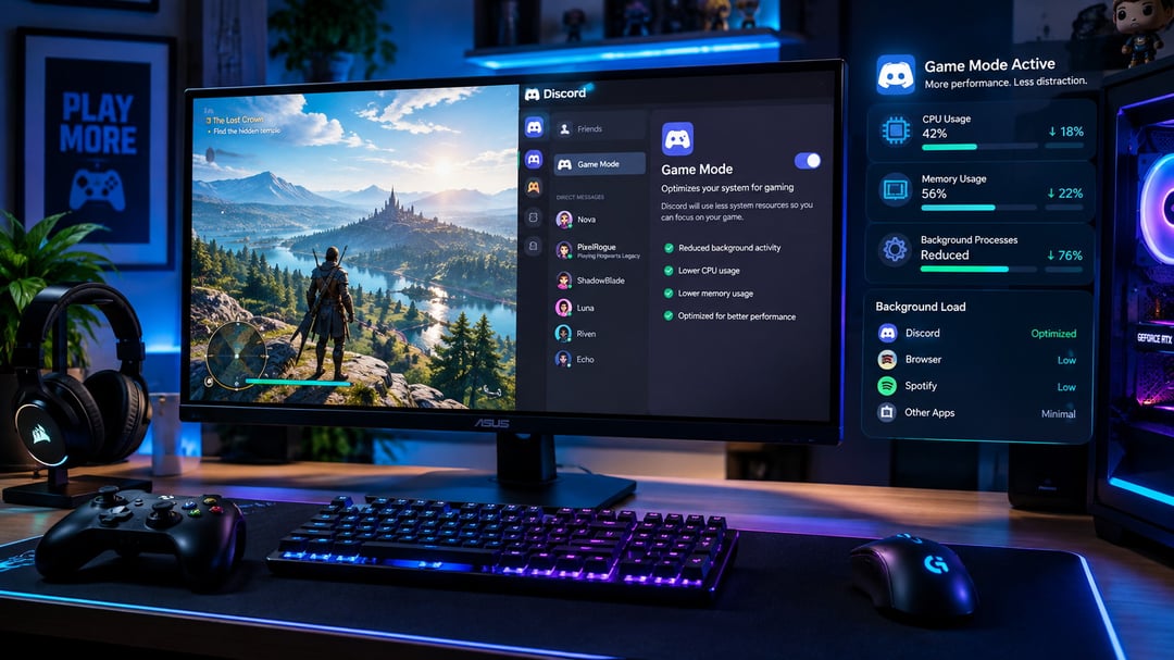 Discord Game Mode Could Free PC Power for Games
