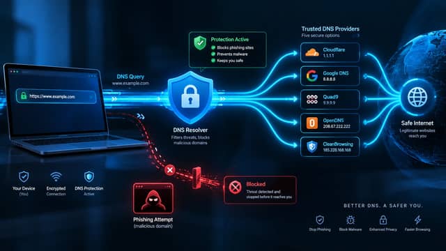 Best Secure DNS Providers Against Phishing: 5 Picks Compared