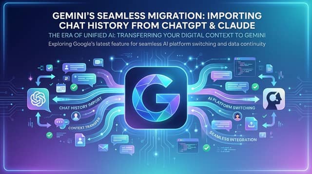 Google Gemini: Import Chat History from ChatGPT and Claude