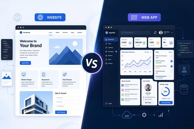 Website vs Web App: What’s the Difference?