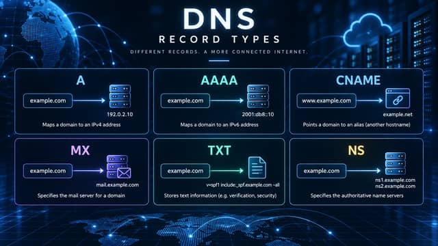 DNS Records Explained: When to Use Each Type