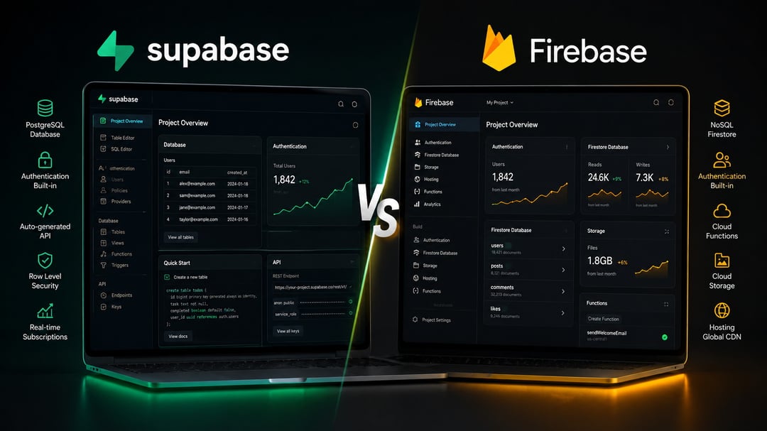 Supabase vs Firebase: Which is Best for Startups?