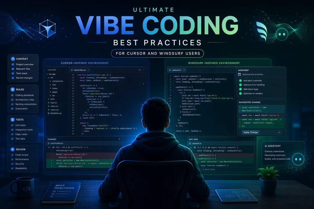 Ultimate Vibe Coding Best Practices for Cursor & Windsurf