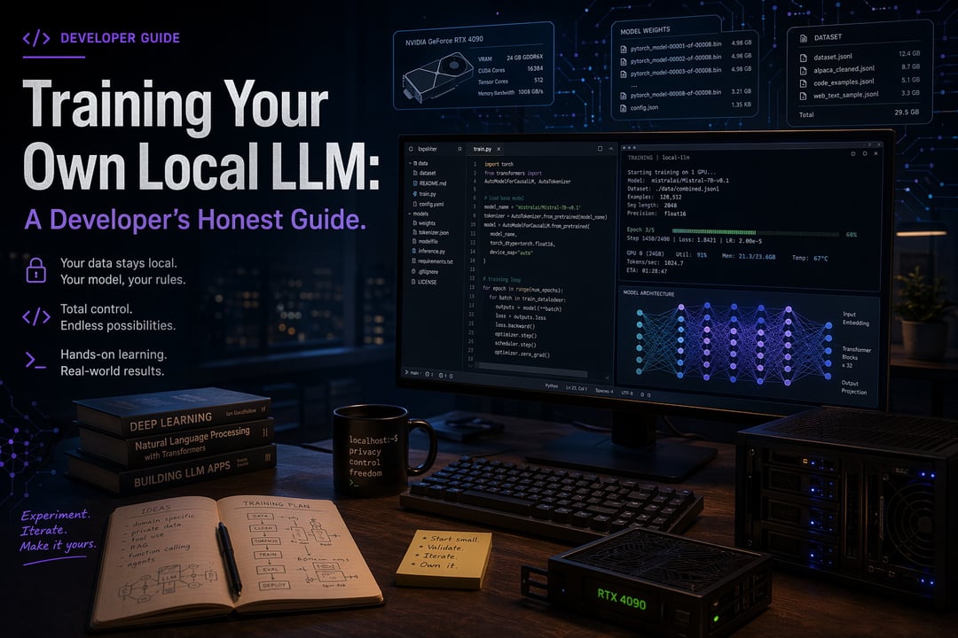How to Train a Local LLM: A Developer's Honest Guide