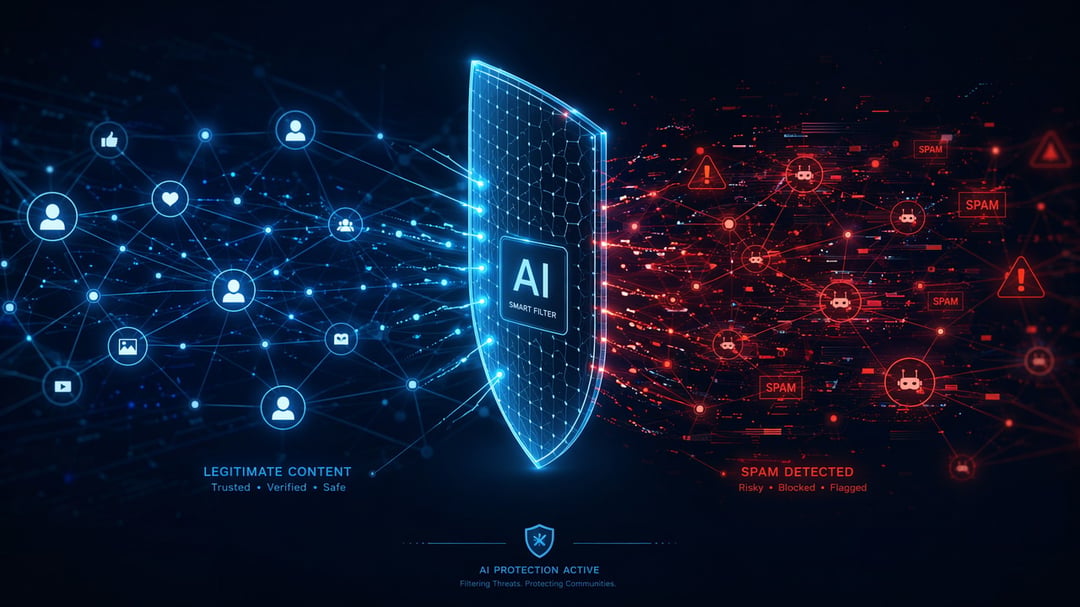 How Platforms Use AI to Stop AI-Generated Spam