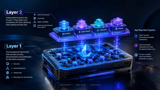 Layer 1 vs Layer 2 Blockchain: What Each One Actually Does