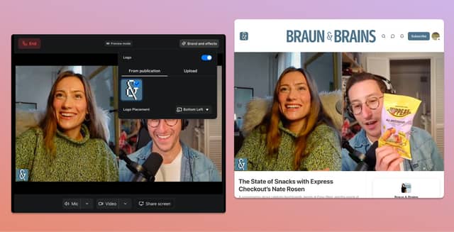 Substack Launches Built-In Recording Studio for Creators
