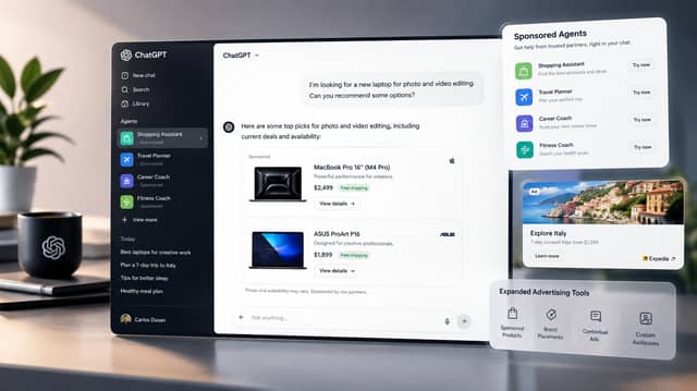 OpenAI Launches Sponsored Agents and Expanded Ad Tools for ChatGPT