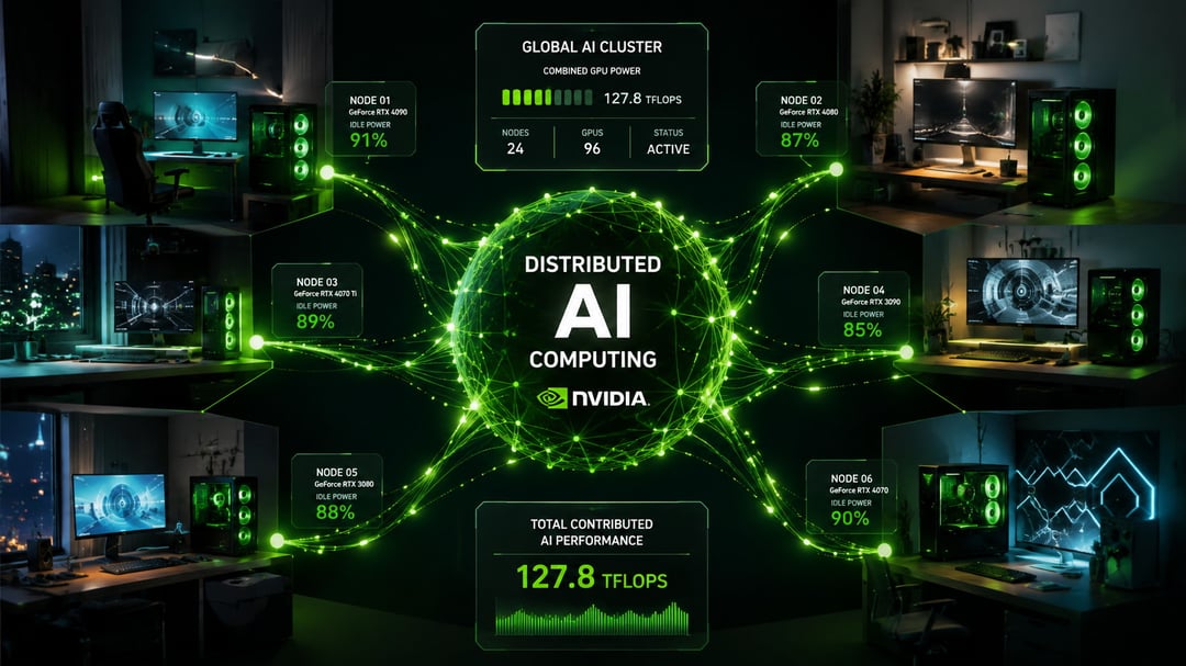 NVIDIA PAIR: Idle Home PCs Become Local AI Clusters