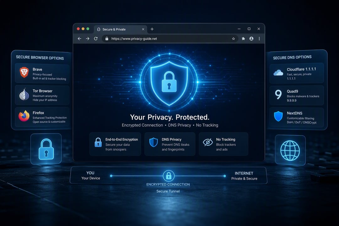 Browser & DNS Combinations That Protect Privacy Compared