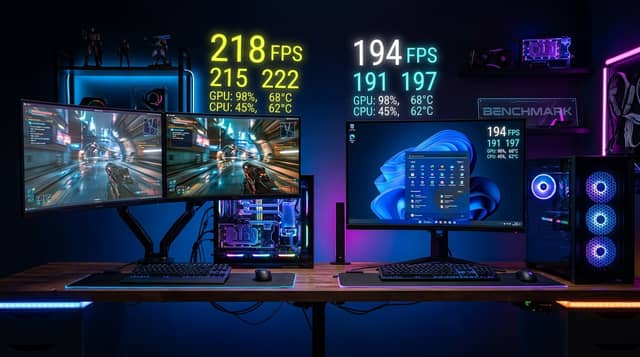 CachyOS vs Windows 11 Gaming Performance