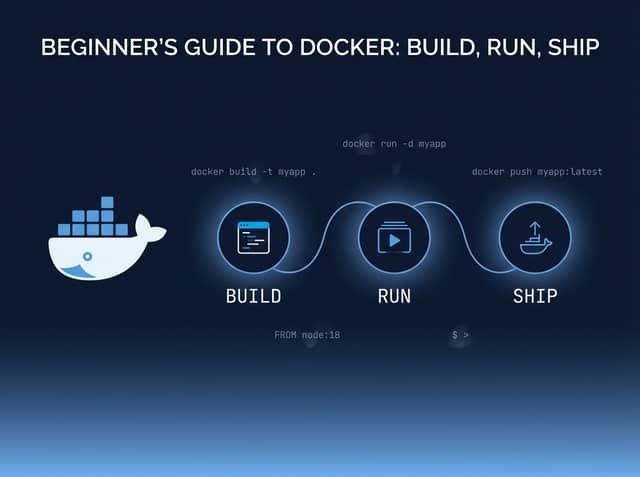 Docker for Beginners: Build, Run, Ship With Minimal Commands