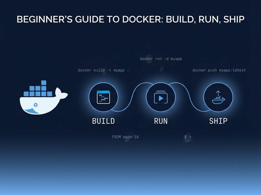 Docker for Beginners: Build, Run, Ship With Minimal Commands
