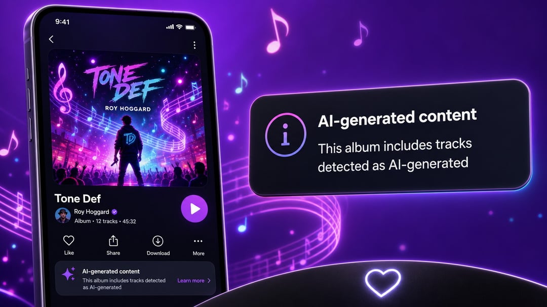 AI Music Tops Half of Deezer's Daily Uploads