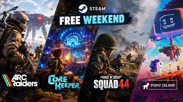 Steam Free Weekend Games: ARC Raiders, Core Keeper, Squad 44, and Pony Island