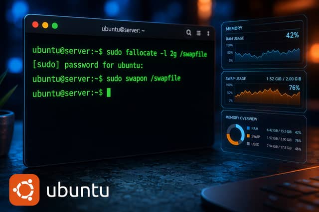 How to Add Swap Space on Ubuntu Using a Swapfile: Every Command You Need