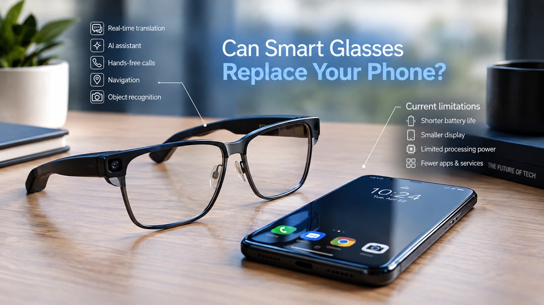 Will Smart Glasses Replace Smartphones? Timelines & Limits