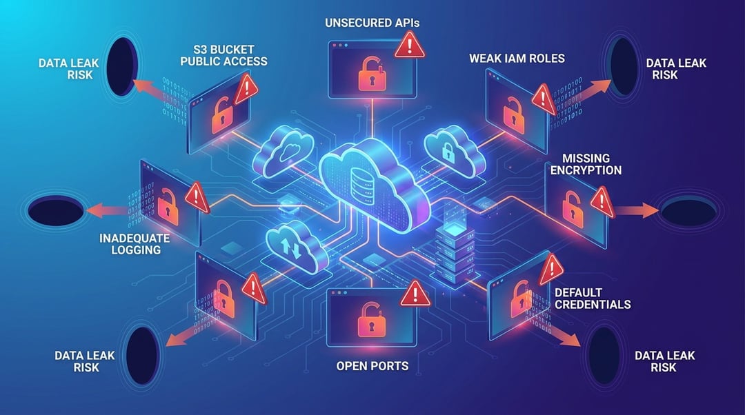 7 Cloud Misconfigurations That Cause Data Leaks (& Fixes)
