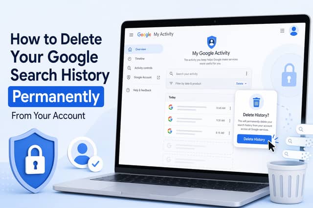 How to Delete Your Google Search History Permanently From Your Account