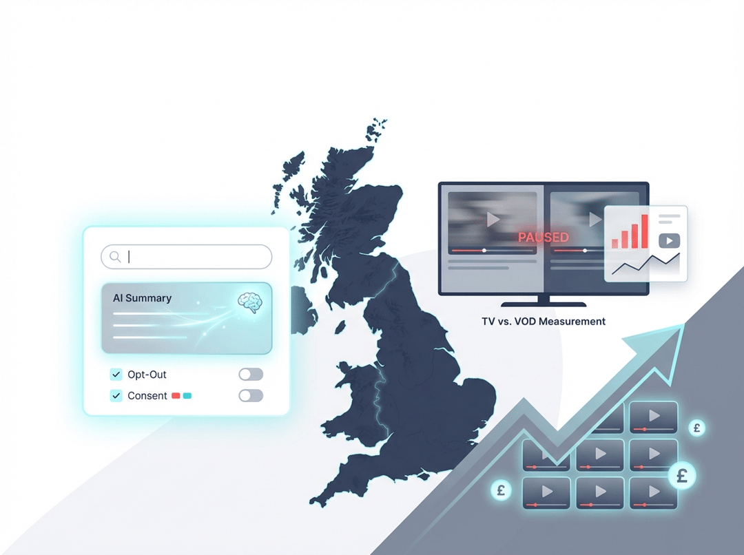 UK Pressures Google on AI Opt-Outs, YouTube Measurement Halt & VOD Ad Growth