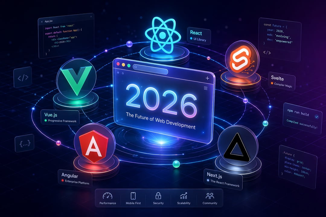 Best Web Development Frameworks 2026: Complete Guide