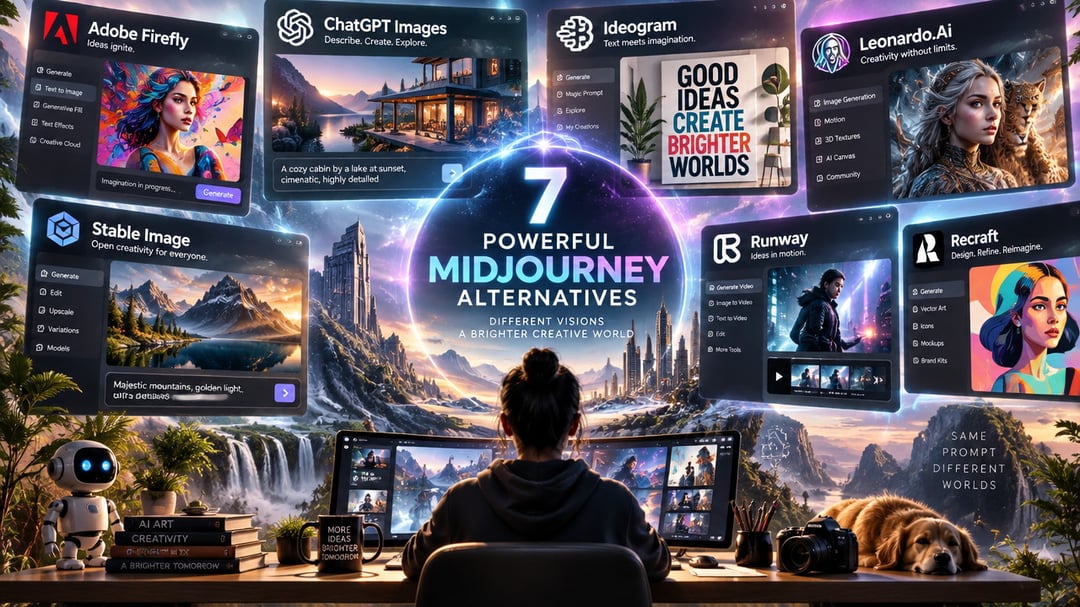 Best Midjourney Alternatives: 7 AI Image Generators