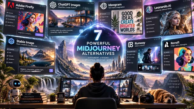Best Midjourney Alternatives: 7 AI Image Generators Worth Trying