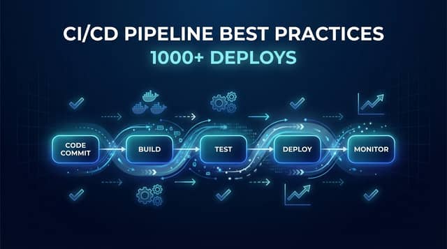 CI/CD Pipeline Best Practices: Lessons from 1000+ Deploys