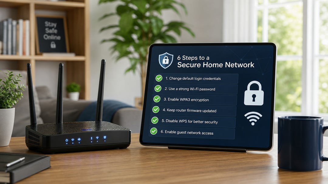 Home Network Security Checklist: 6 Steps for Safer Wi-Fi
