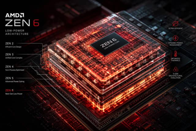 AMD's Zen 6 Low-Power Core Blends Five Generations of Zen