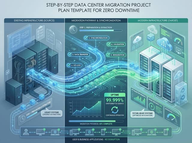 Zero-Downtime Data Center Migration Project Plan Template